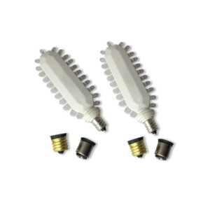 led retro fit kit for exit light (2 pack) 12 volt e17/e12 base