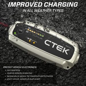 CTEK - 40-206 MXS 5.0 Fully Automatic 4.3 amp Battery Charger and Maintainer 12V