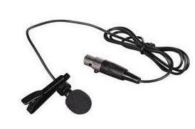 gtd audio lapel microphone for belt pack transmitter of gtd audio