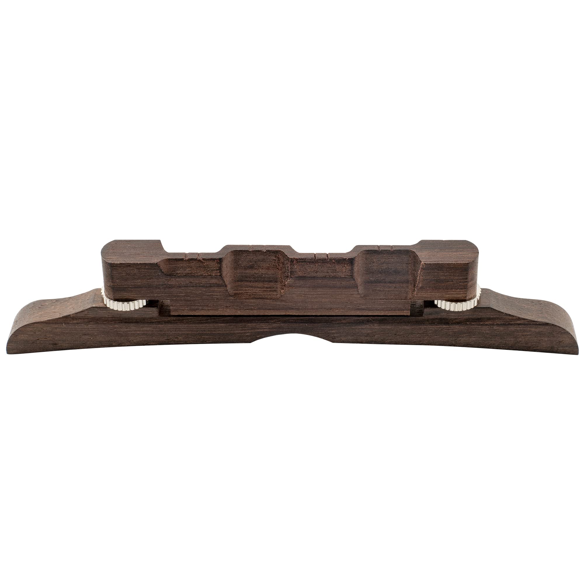 Musiclily 114mm Rosewood Adjustable Compensated Mandolin Bridge Set