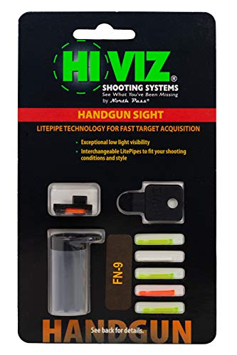 HIVIZ FNS and FNX-9 Fiber Optic Family Pistol Sight