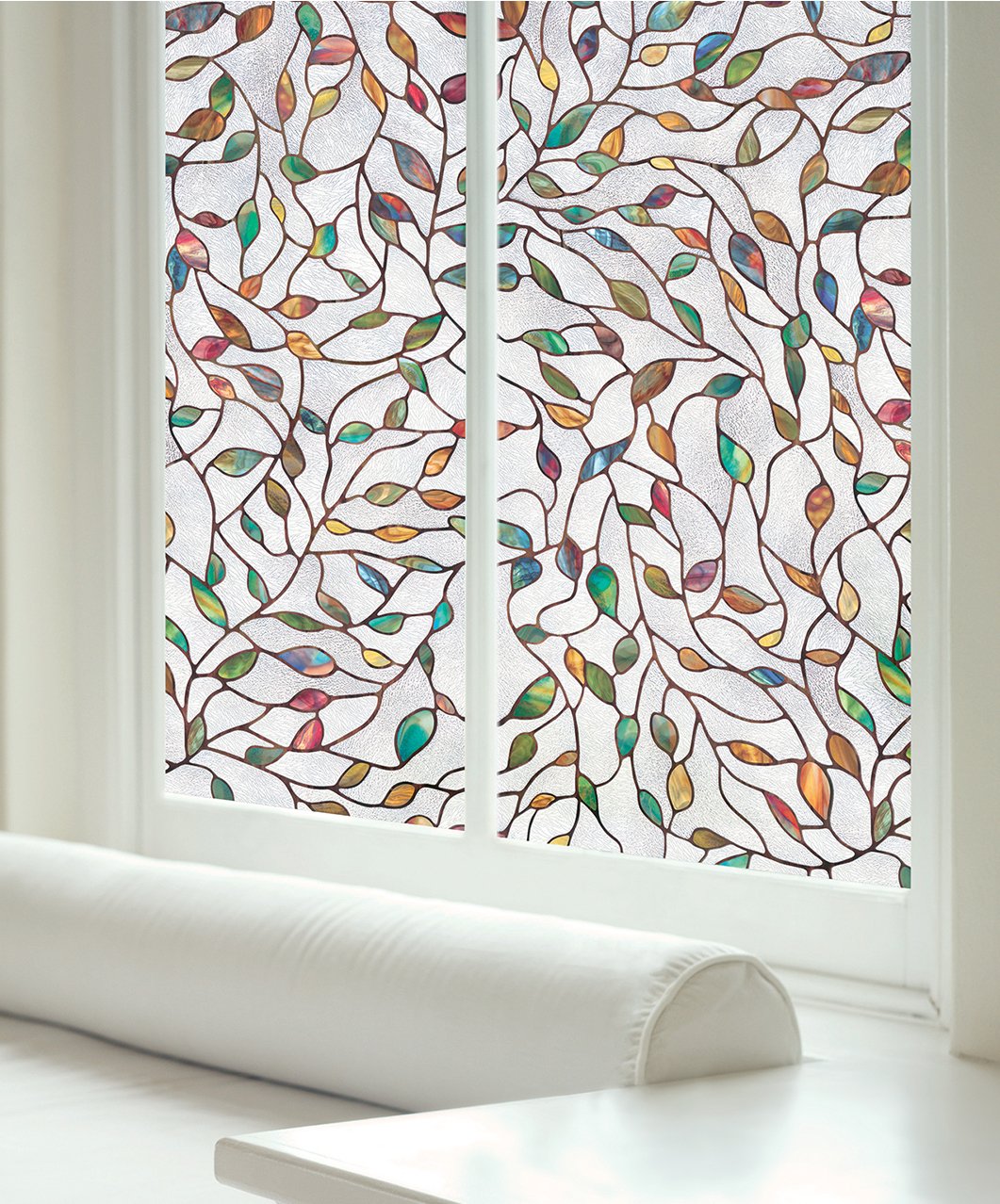 Artscape 02-3021 New Leaf Window Film, 24" x 36", Multi Color