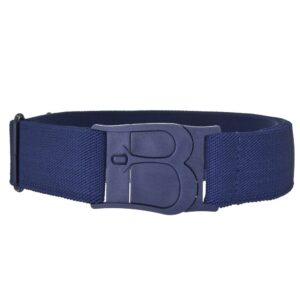 BELTAWAY Elastic Belt for Women - No Show Stretch Belt With Flat Buckle - Adjustable No Show Belt For Jeans & Pants, Invisible, ComfortableDenim