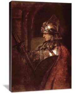 man with arms (alexander the great) 20" x 30" gallery wrapped canvas wall art