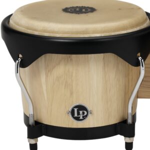 Latin Percussion LP601NY-AW LP City Wood Bongos - Natural 7-inch