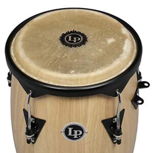 Latin Percussion LP City Wood Congas 10" & 11" Set - Natural Satin Finish