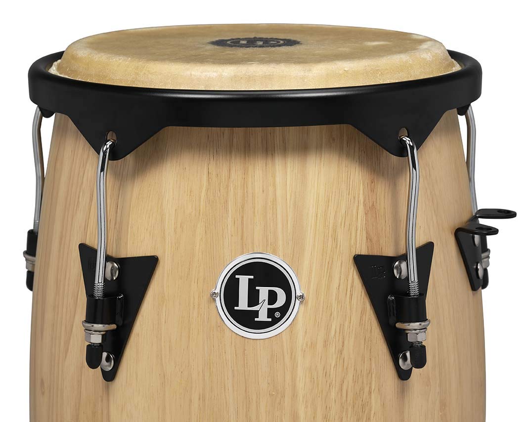 Latin Percussion LP City Wood Congas 10" & 11" Set - Natural Satin Finish