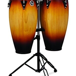 Latin Percussion LP City Wood Congas 10" & 11" Set - Vintage Sunburst