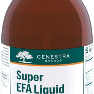 Genestra Brands Super EFA Liquid | EFA Supplement to Support Cardiovascular, Brain, Eyes, and Nerves | 6.8 fl. oz. | Natural Strawberry Flavor