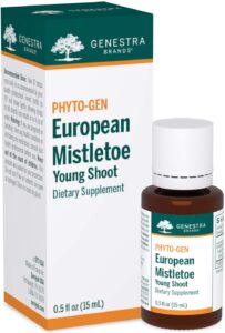 genestra brands european mistletoe young shoot | herbal supplement | 0.5 fl. oz.