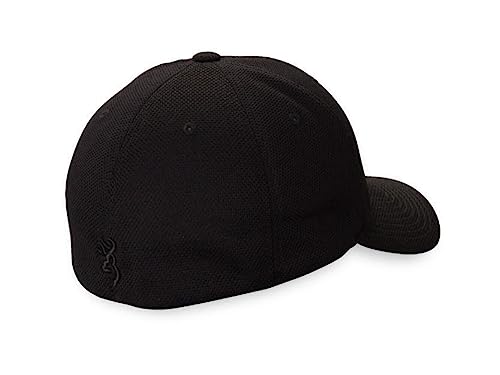 Browning Coronado Pique Buckmark Cap, Black, Large/X-Large