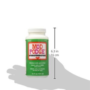 Mod Podge Waterbase Sealer, Glue and Finish for use Outdoors (16-Ounces), , White