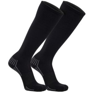 franklin sports baseball + softball socks - navy for kids - boys + girls tall socks - youth small,black