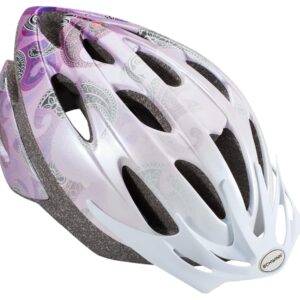 Schwinn Thrasher Adult Bike Helmet, Ages 14 and Up with Suggested Fit 58 to 62cm, Non-Lighted, Lightweight with Adjustable Side and Chin Straps, Pink/Purple