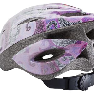 Schwinn Thrasher Adult Bike Helmet, Ages 14 and Up with Suggested Fit 58 to 62cm, Non-Lighted, Lightweight with Adjustable Side and Chin Straps, Pink/Purple