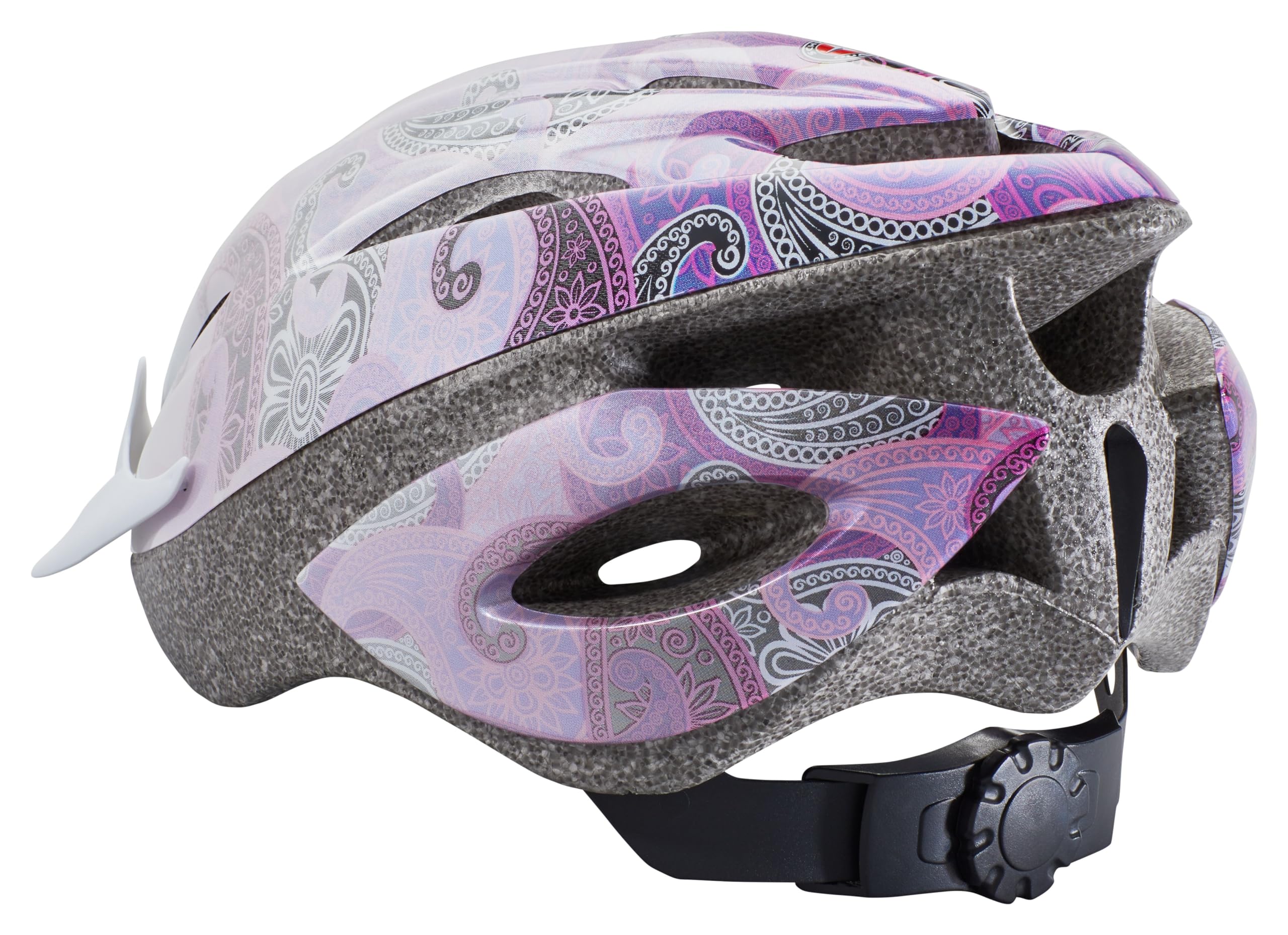 Schwinn Thrasher Adult Bike Helmet, Ages 14 and Up with Suggested Fit 58 to 62cm, Non-Lighted, Lightweight with Adjustable Side and Chin Straps, Pink/Purple