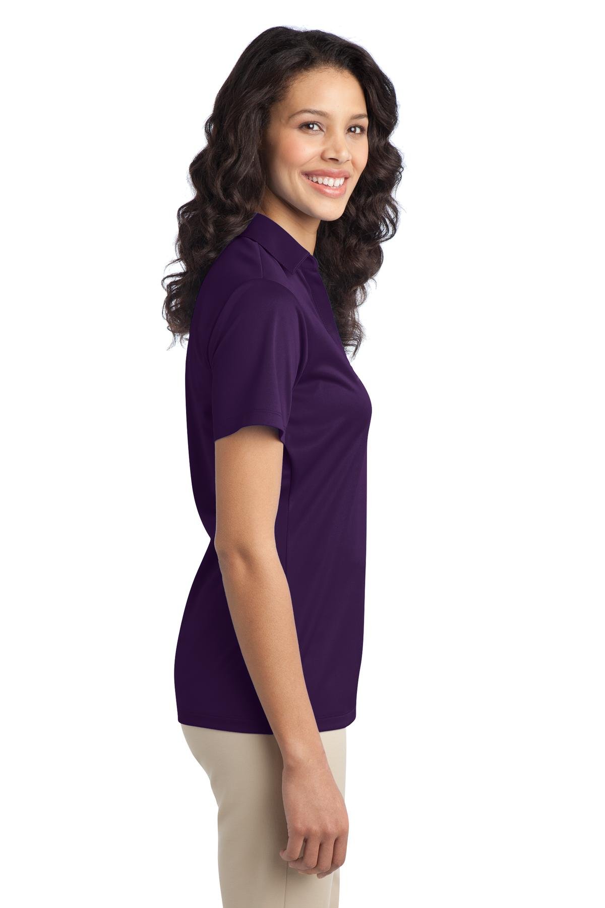 Port Authority Ladies Silk Touch Performance Polo 3XL Bright Purple