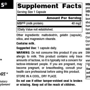 Source Naturals MBP Bone Renew, Milk Protein for Advanced Density Support* - 60 Capsules