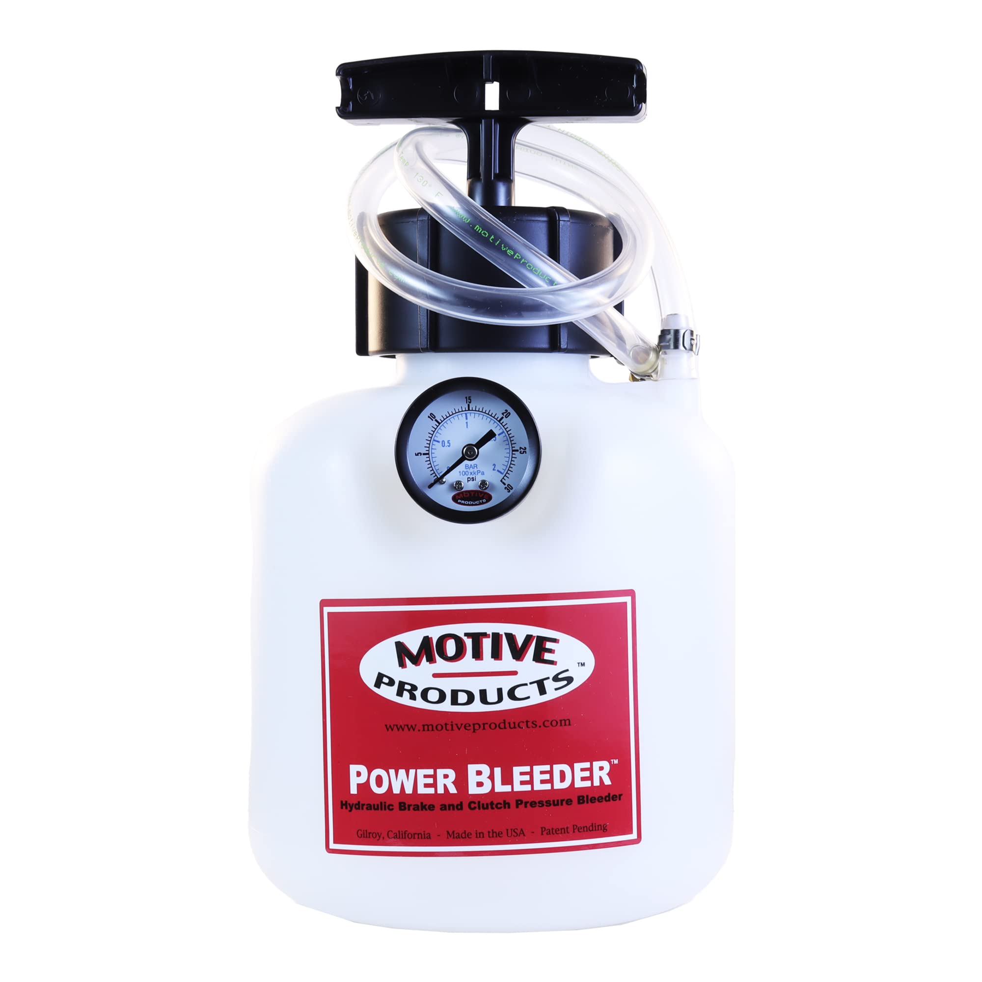 Motive Products 0107 Power Bleeder 2-Quart Tank with Hose and Adapter, Compatible with Mid-Late Model Ford Vehicles