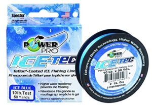 pro-tec power pro 23400100050a ice-tec 50-yard ice line, 10-pound, blue