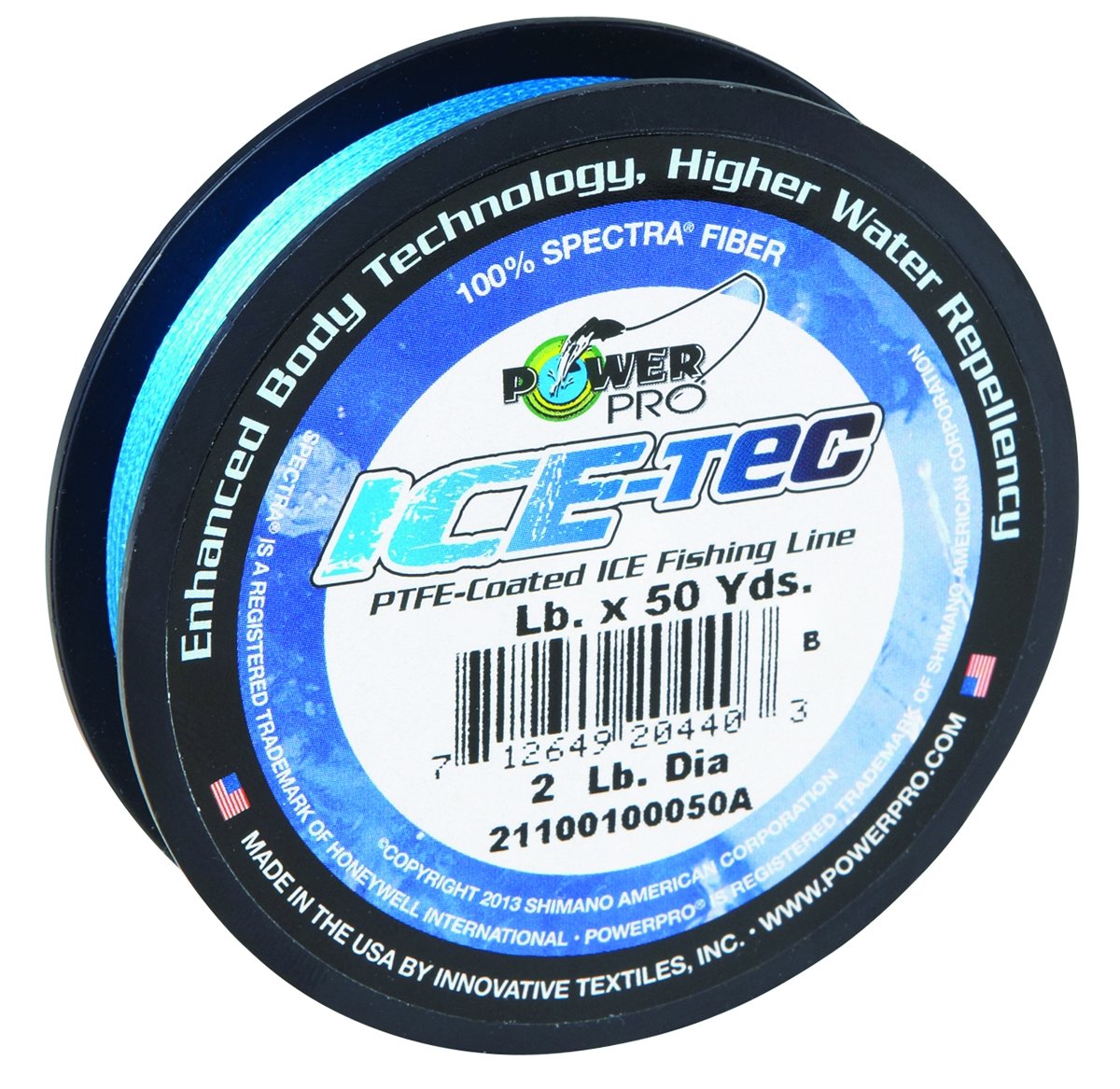 Power Pro 23400150050A Ice-Tec 50-Yard Ice Line, 15-Pound, Blue