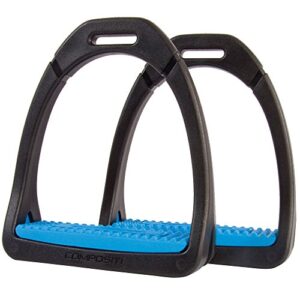 Shires COMPOSITI PREMIUM PROFILE STIRRUPS (Adults, Black)