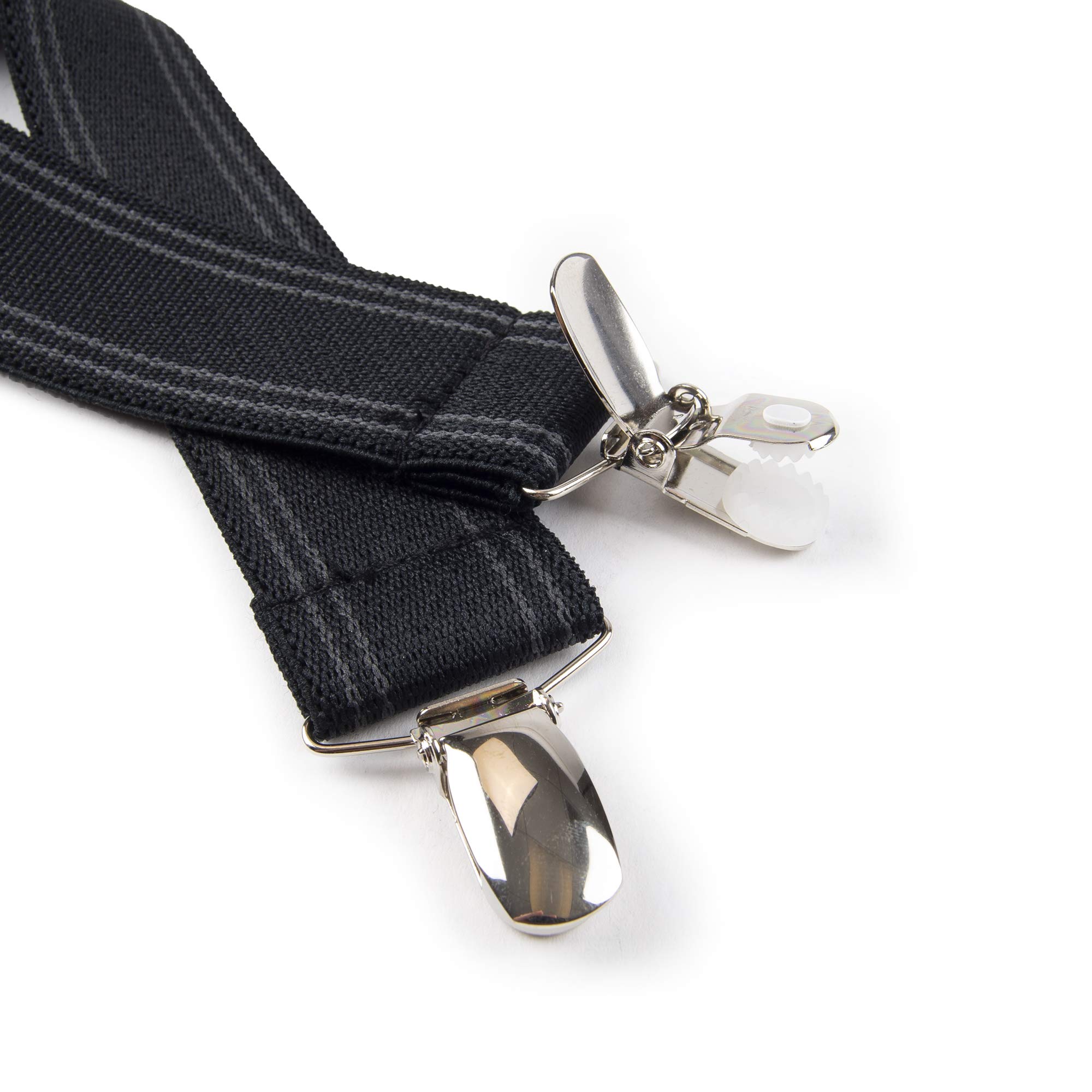 Dockers Men's Docker's 1 1/4" Suspenders,Black,One Size