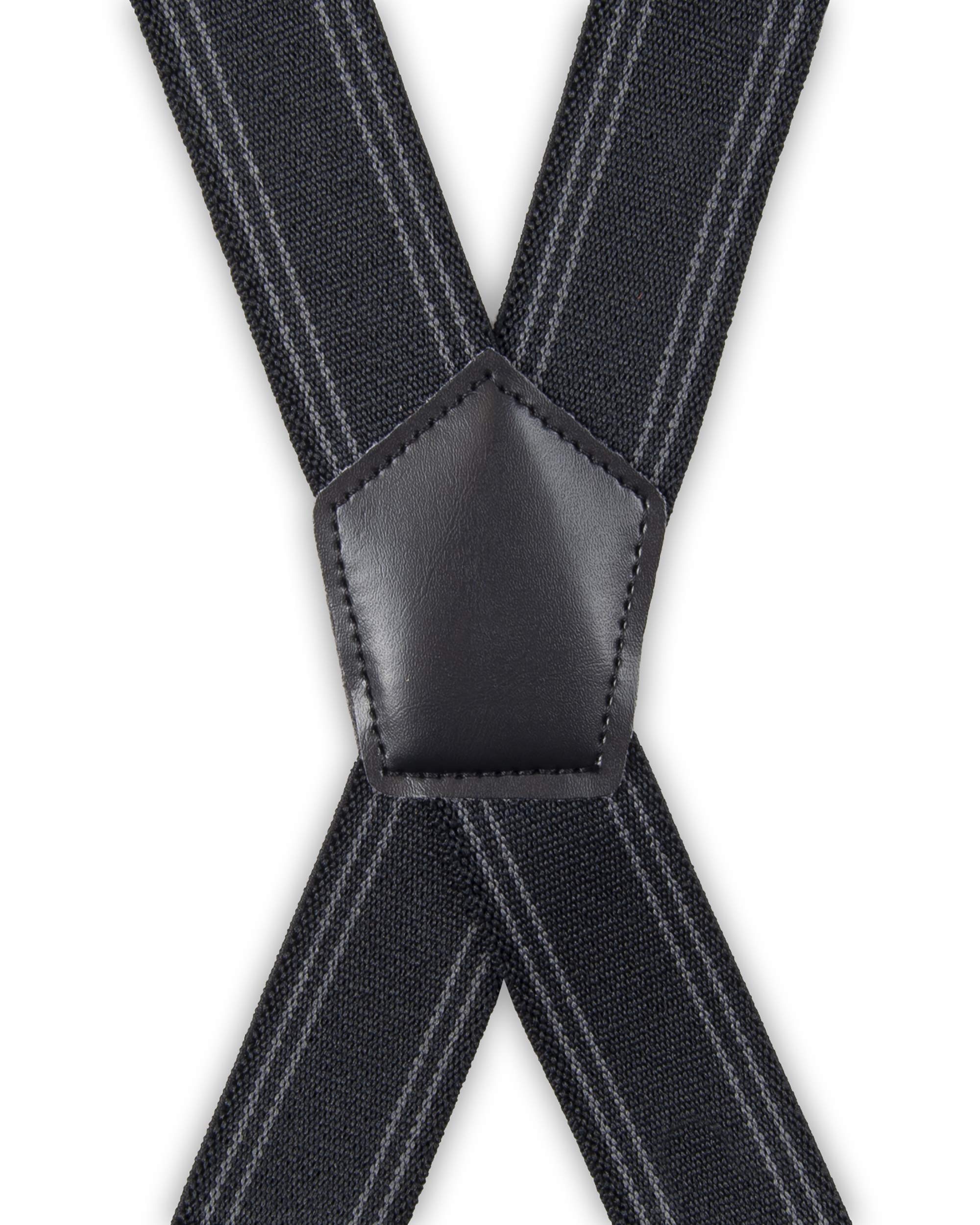 Dockers Men's Docker's 1 1/4" Suspenders,Black,One Size