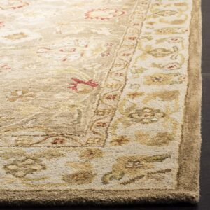 SAFAVIEH Antiquity Collection 8' x 10' Brown / Beige AT822B Handmade Traditional Oriental Premium Wool Area Rug