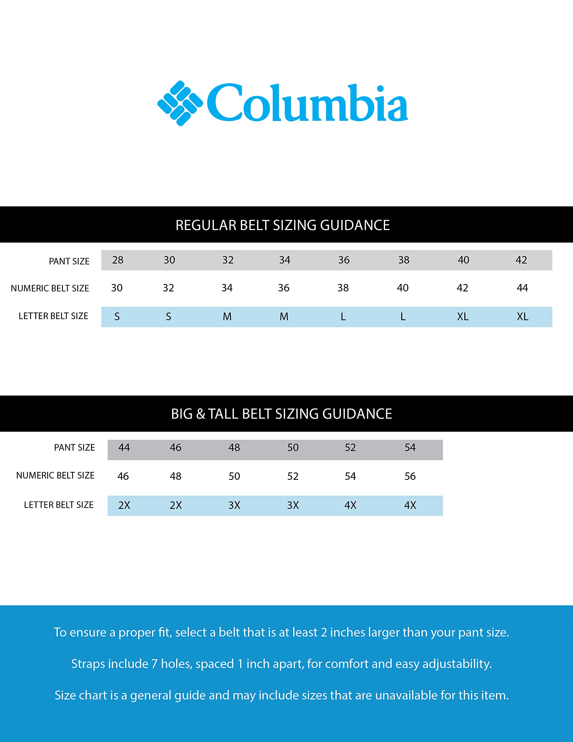 Columbia Men's Double Loop Belt-Casual Dress with Single Prong Buckle for Jeans, Khakis