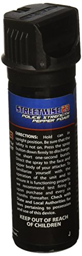 Streetwise Security Products Police Strength Streetwise 23 Pepper Spray, 3-Ounce, Pepper Foam