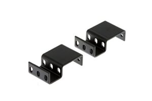 1ru (1 rack unit) recessed rack adapter, 3" recess or extend from face of rack, rail depth adapter, extender, 25 lb (11 kg) weight capacity, for computers, servers or network equipment