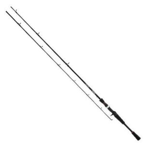 daiwa lag661mxs 6.5-foot laguna spinning rod with 6 to 15-pound line weight, extra fast action, no. 7 guides, black finish