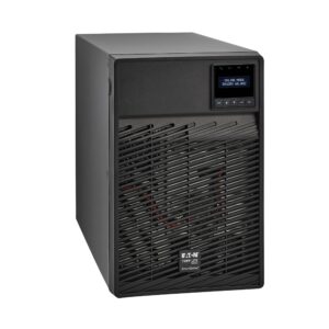 Eaton Tripp Lite Series SmartOnline 1000VA UPS Battery Backup Tower, Pure Sine Wave Double-Conversion, AVR 120V, 900W, 6 Outlets, USB, DB9, LCD Screen (SU1000XLCD)