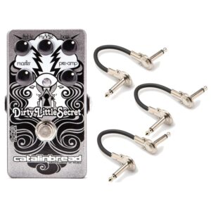 catalinbread dirty little secret distortion pedal w/ 3 free cables