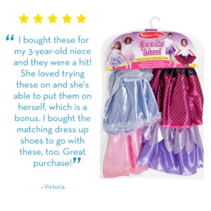 Melissa & Doug Role Play Collection - Goodie Tutus! Dress-Up Skirts Set (4 Costume Skirts)