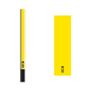 Bohning 4" Solid Arrow Wraps, X-Large, Neon Yellow