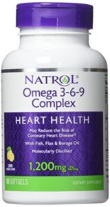 natrol - omega 3-6-9 complex, 90 softgels