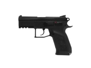 asg cz 75 p-07 duty .177 caliber steel bb gun pistol, black, non-blowback air gun