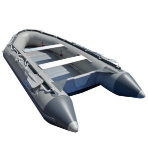 BRIS 12.5 ft Inflatable Boat Inflatable Fish Hunter & Person Inflatable Raft Boat