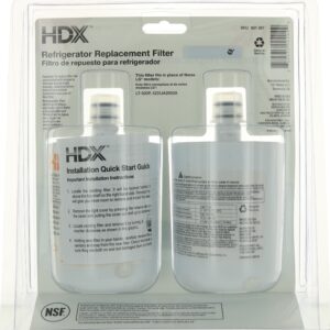 HDX FML-1 Replacement Water Filter / Purifier for LG Refrigerators (2 Pack)