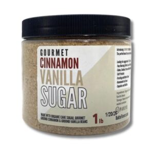 bakto flavors gourmet cinnamon vanilla sugar - 1 lb jar