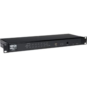 tripp lite 8-port steel rackmount ip kvm switch with on-screen display (b022-u08-ip), black