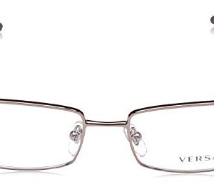 Versace VE 1163B 1333 Pink Gold Metal Rectangle Eyeglasses 52mm