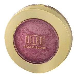 Milani Baked Powder Blush, Dolce Pink [01] 0.12 oz (Pack of 2)