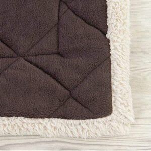 AZUMAYA KK-101BR Kotatsu Futon Comforter Square Shape W75 x D75 Inches, Polyester Fabric Material, Home and Living, Light Brown Color, This Order Comes only Futon Comforter