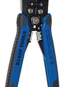 Klein Tools 11061 Self-Adjusting Wire Stripper / Wire Cutter, Heavy Duty, for 10-20 AWG Solid, 12-22 AWG Stranded, and Romex Wire 12/2 and 14/3