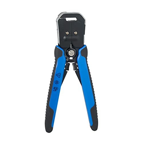 Klein Tools 11061 Self-Adjusting Wire Stripper / Wire Cutter, Heavy Duty, for 10-20 AWG Solid, 12-22 AWG Stranded, and Romex Wire 12/2 and 14/3