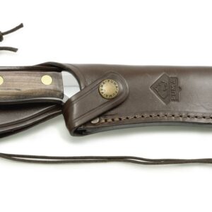 Puma Automesser Plumwood German Made Hunting Knife with Leather Sheath