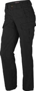 5.11 tactical women's stryke covert cargo pants, stretchable, gusseted construction, style 64386, black, size 2 regular